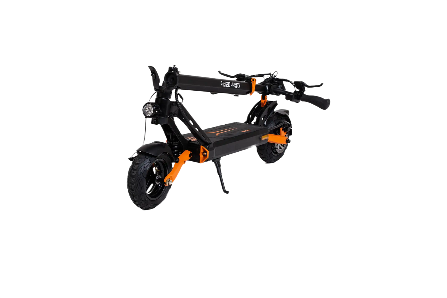 KuKirin G2 Pro Black and orange electric scooter on a white background