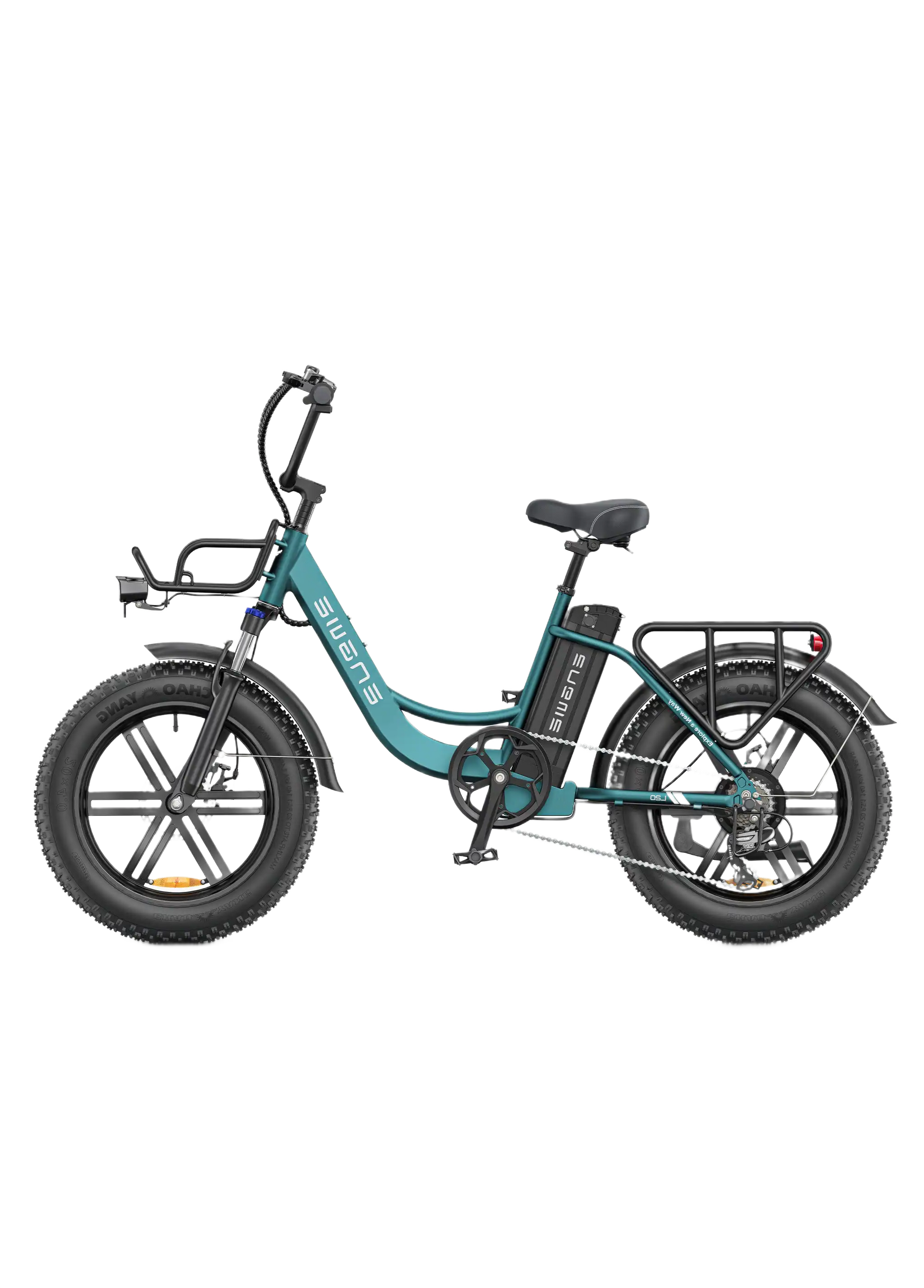 ENGWE L20 Boost Teal electric bike on a white background