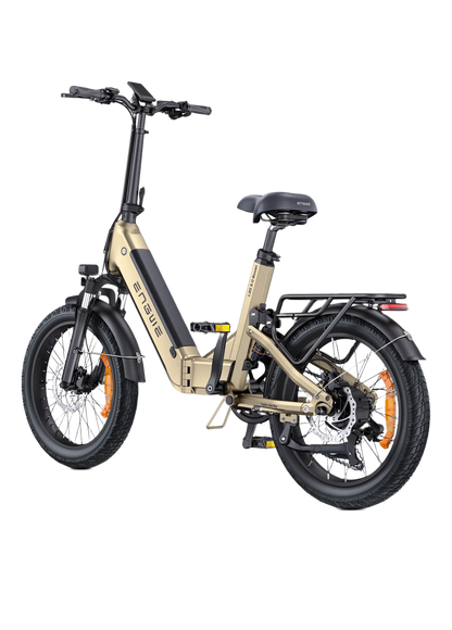  ENGWE L20 3.0 Boost Beige electric bike on a white background