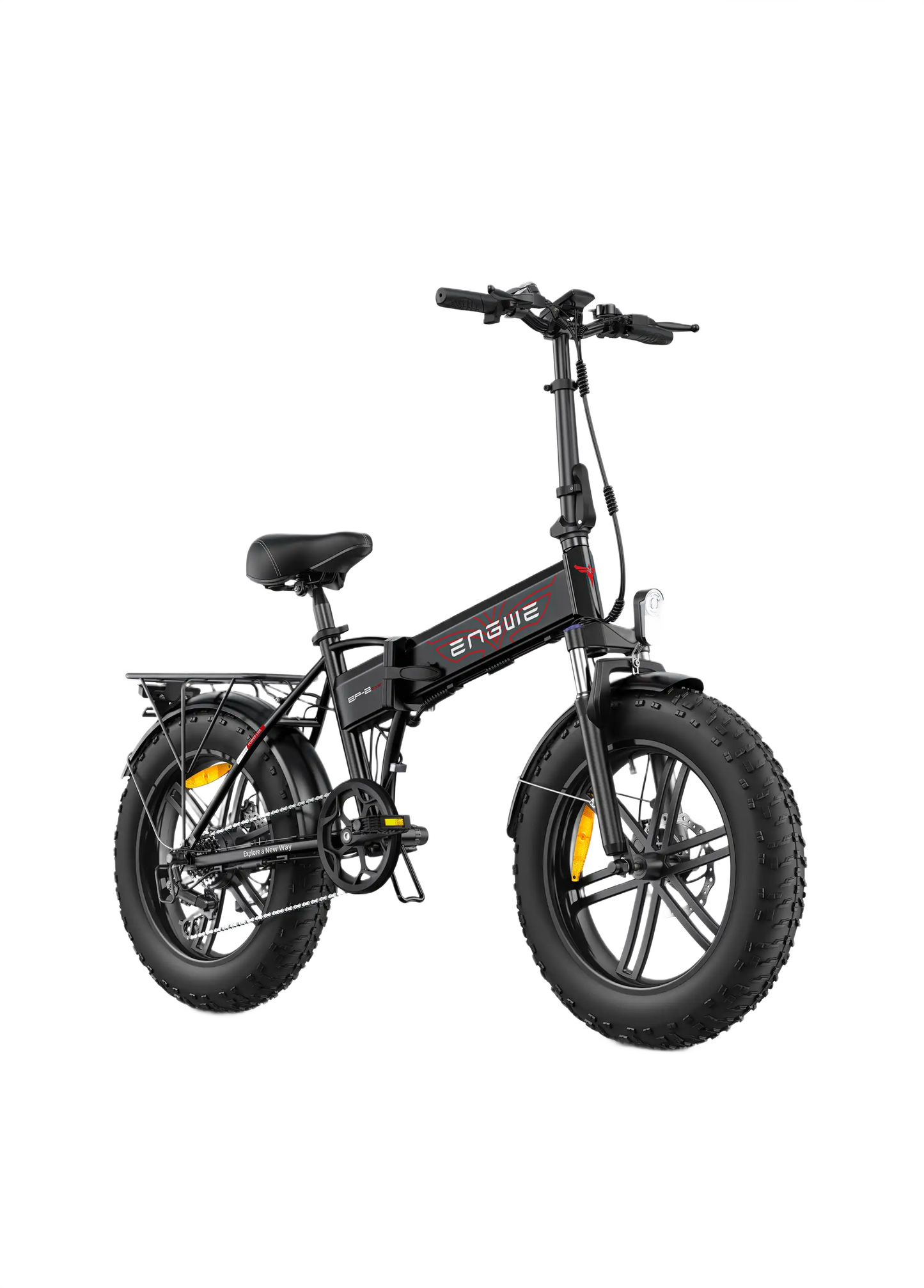  ENGWE EP-2 Boost black electric bike on white background
