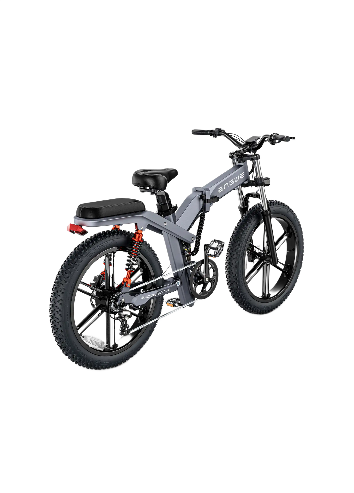 ENGWE X26 gray electric bike on a white background