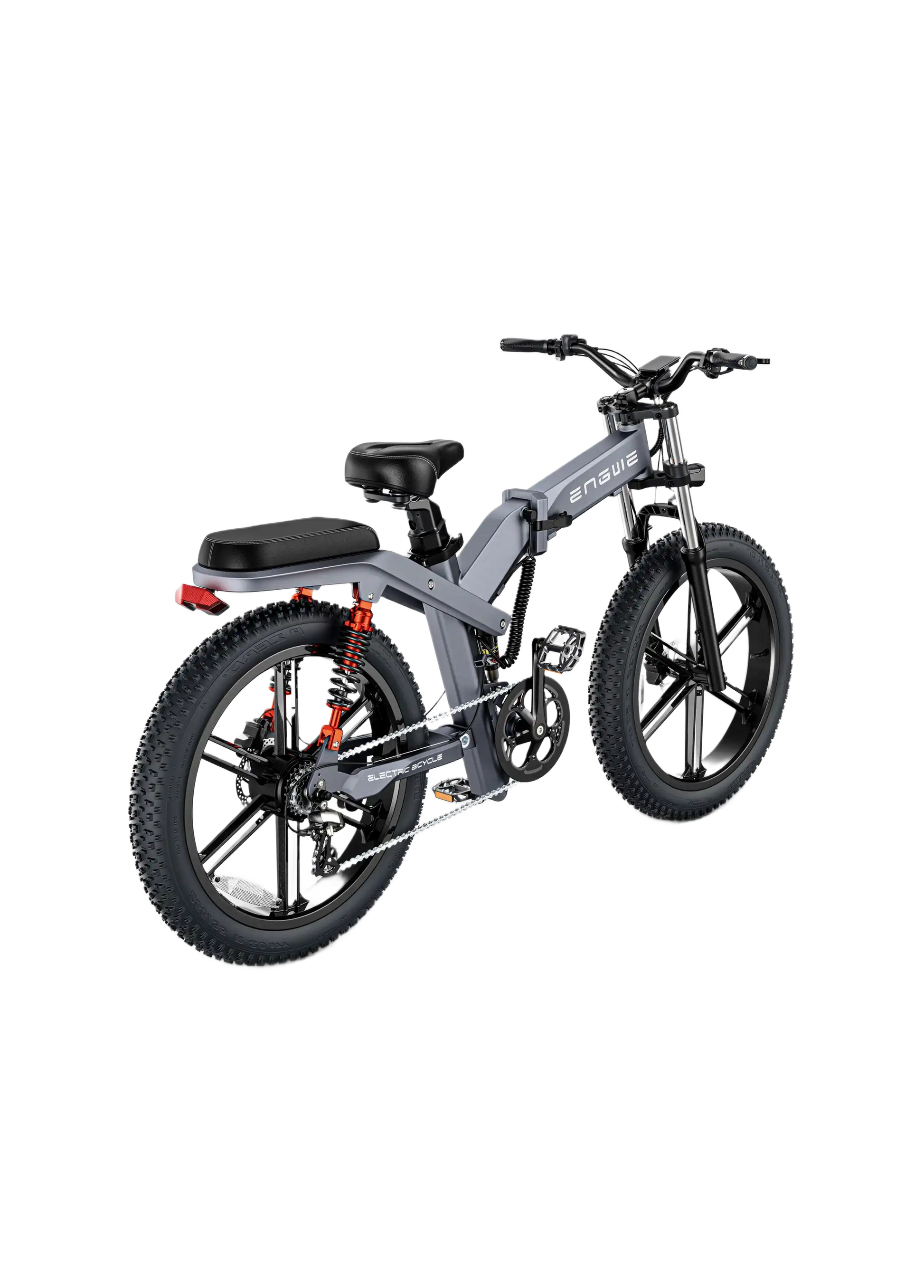 ENGWE X26 gray electric bike on a white background