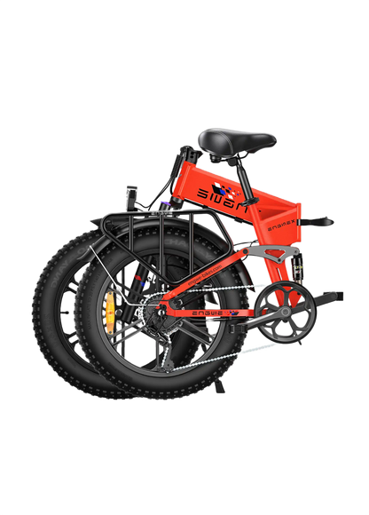 ENGWE Engine X red electric bike on a white background