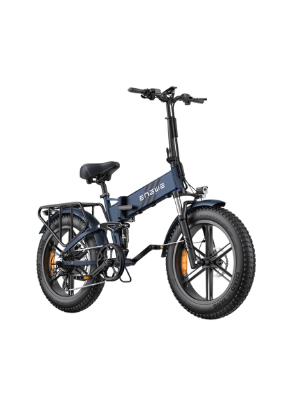 ENGWE ENGINE PRO 2.0 blue electric bike on white background