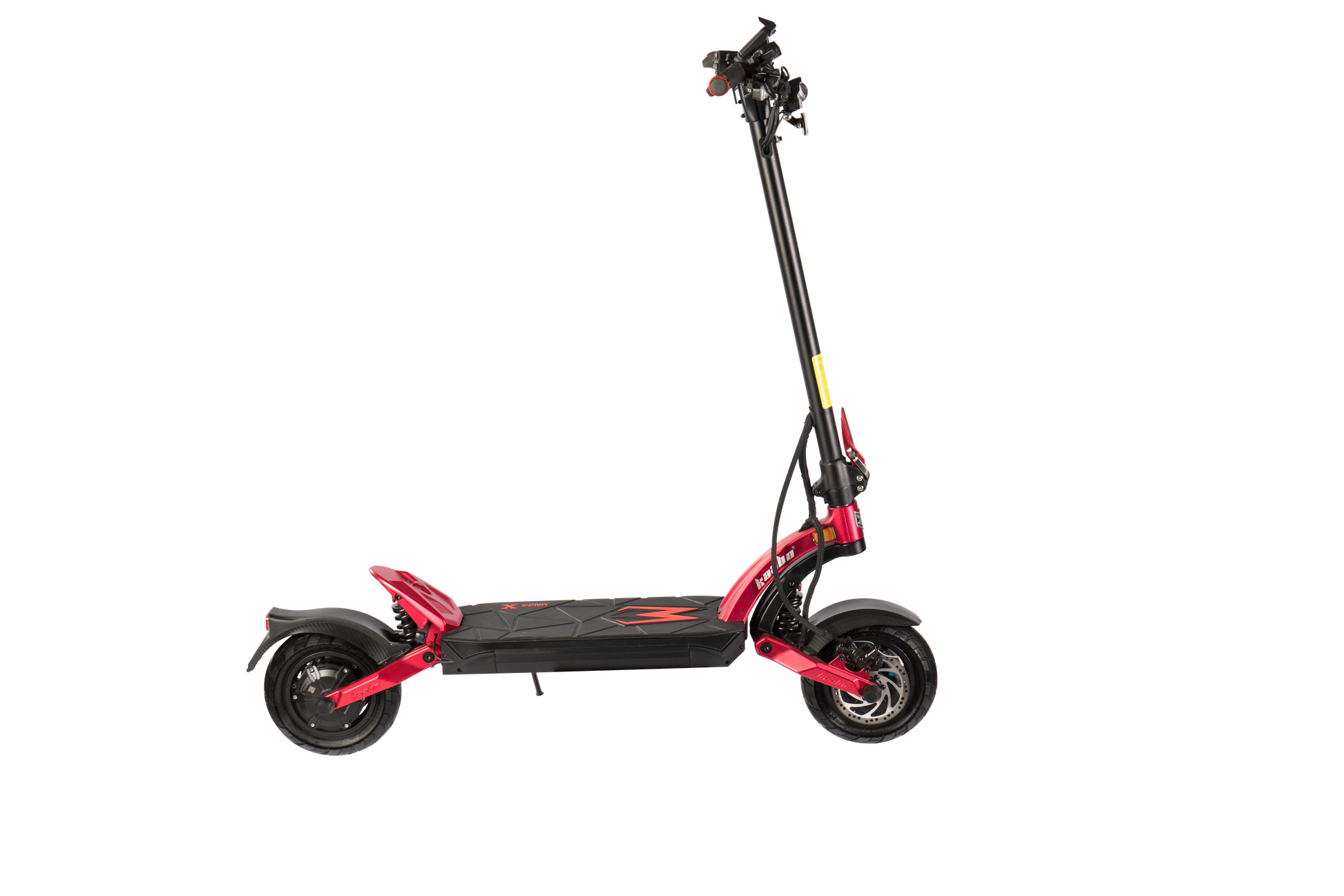 KAABO MANTIS X PLUS red electric scooter on a white background