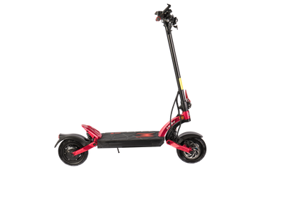 KAABO MANTIS X PLUS red electric scooter on a white background