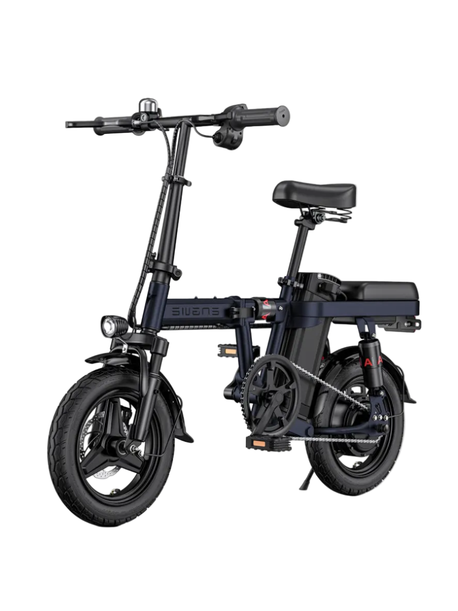 Engwe grey electric bike on a white background