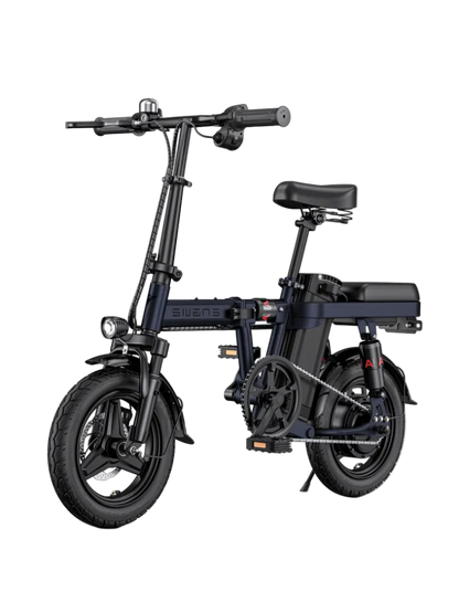 Engwe grey electric bike on a white background