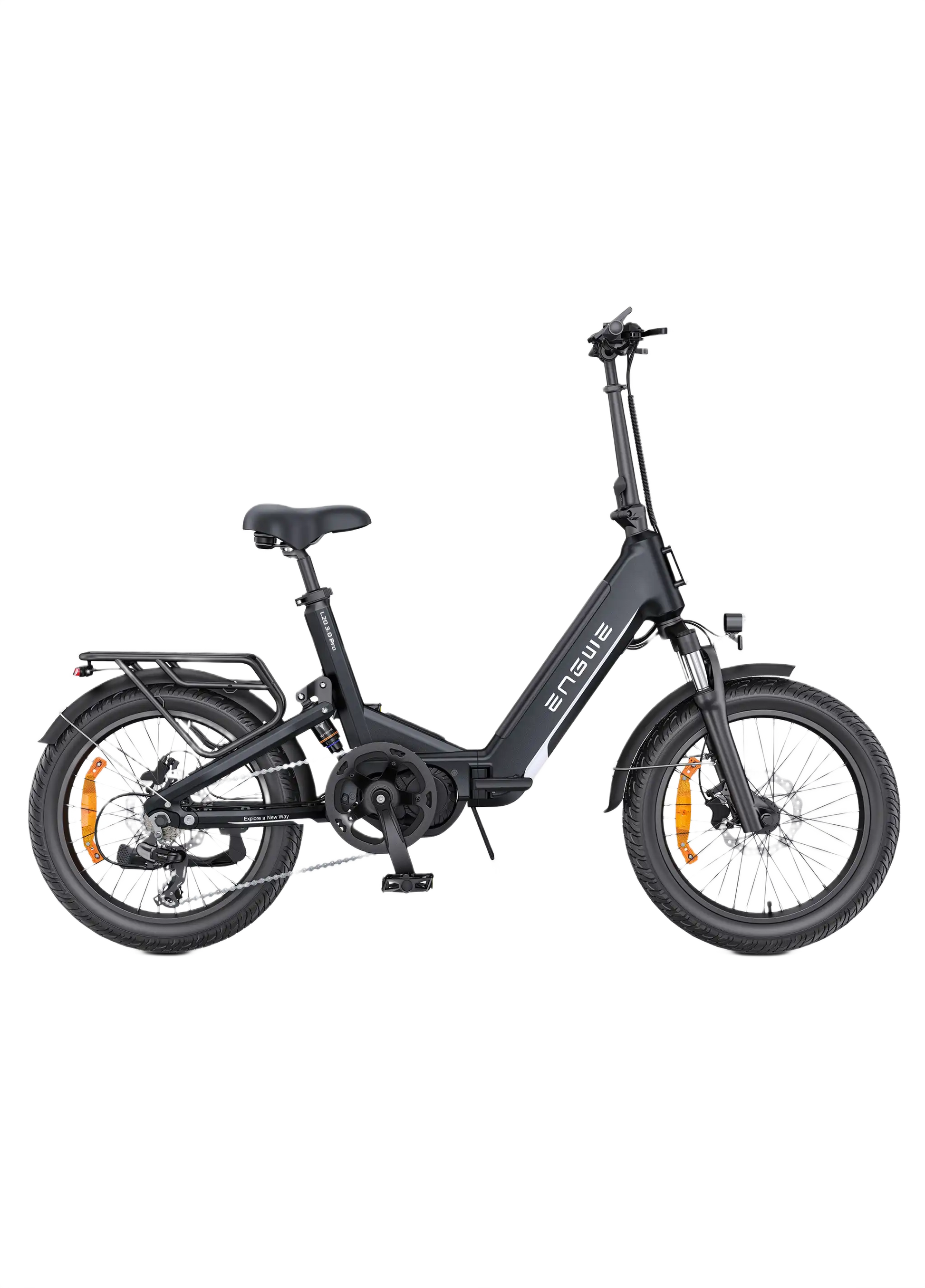 ENGWE L20 3.0 Pro black electric bike on a white background