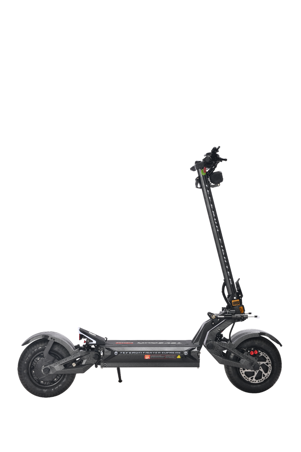 TEVERUN FIGHTER SUPREME 7260R Black electric scooter on a white background