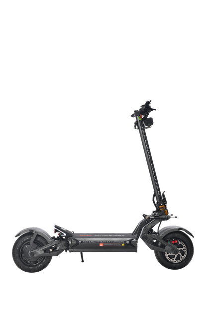 TEVERUN FIGHTER SUPREME 7260R Black electric scooter on a white background
