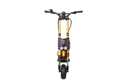 Kaabo Wolf King GTR MAX GOLD Gold and black electric scooter on a white background
