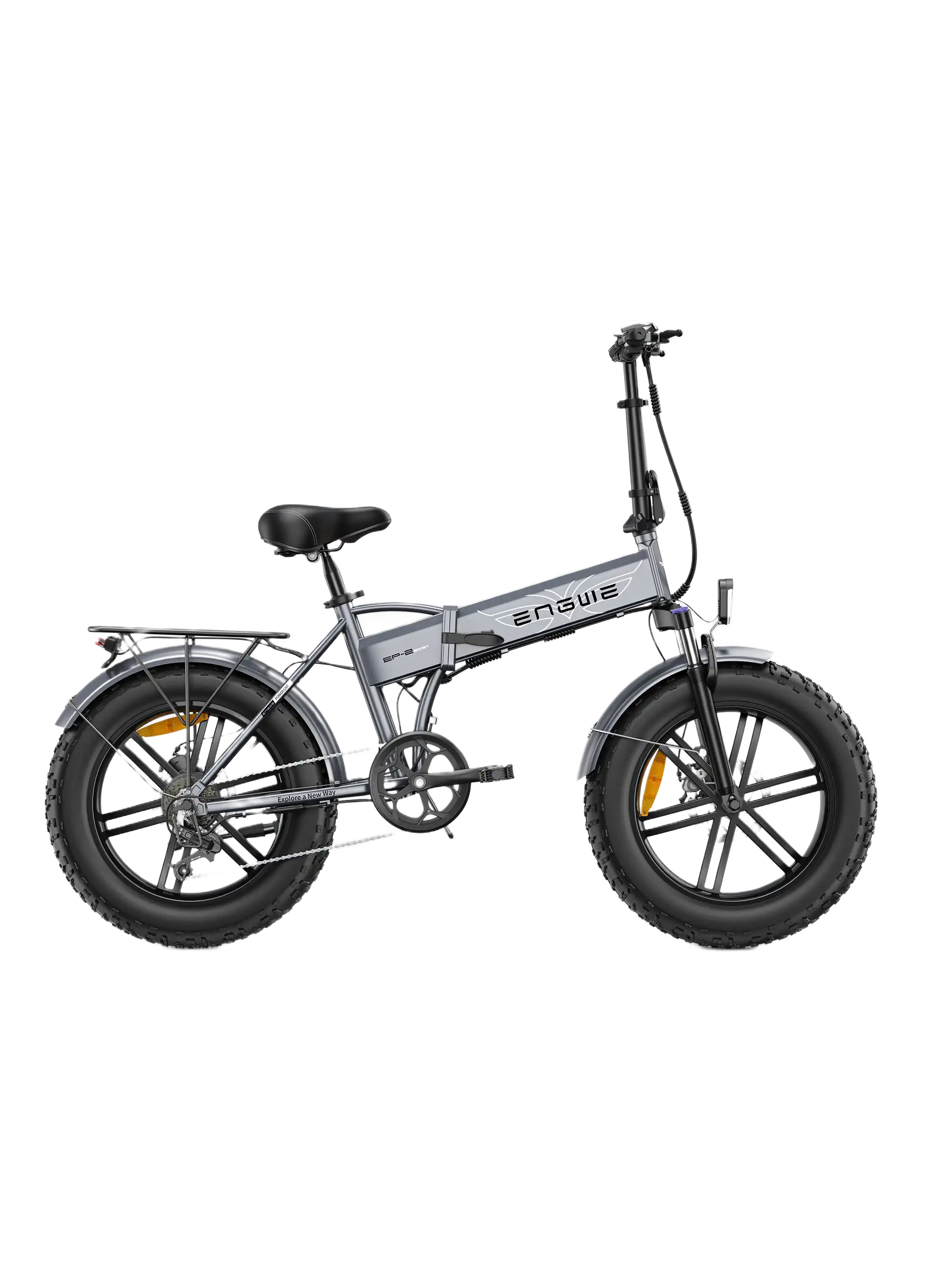  ENGWE EP-2 Boost silver electric bike on white background