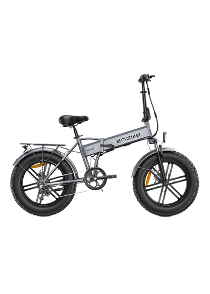  ENGWE EP-2 Boost silver electric bike on white background