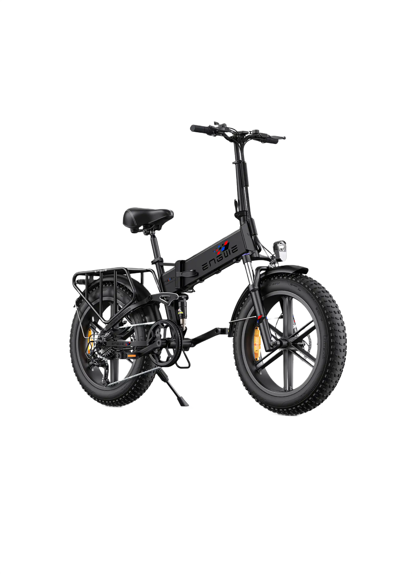ENGWE Engine X Black electric bike on a white background