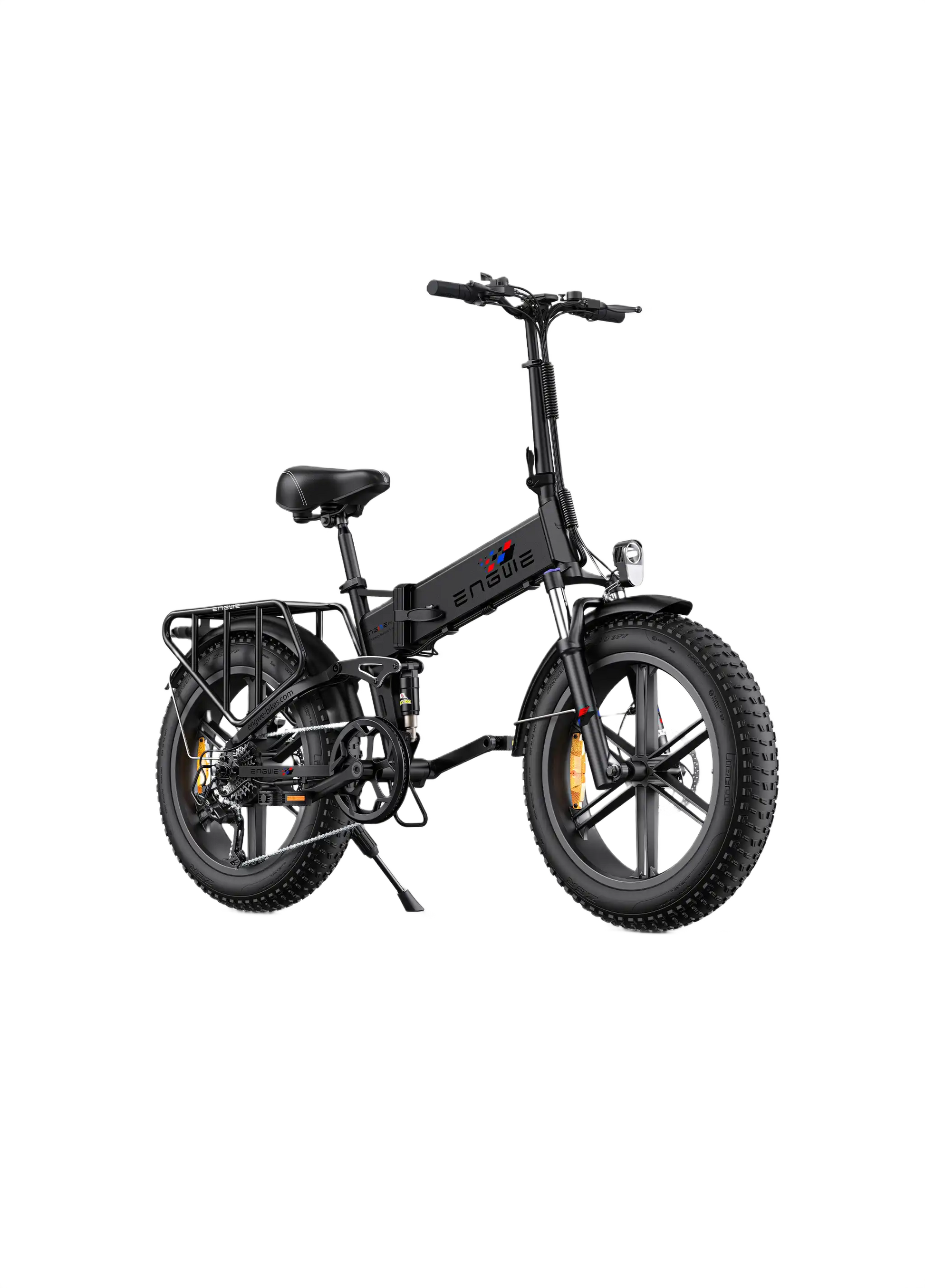 ENGWE Engine X Black electric bike on a white background