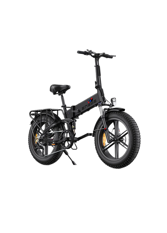 ENGWE Engine X Black electric bike on a white background