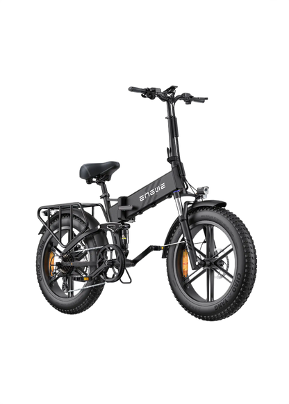 ENGWE ENGINE PRO 2.0 black electric bike on white background