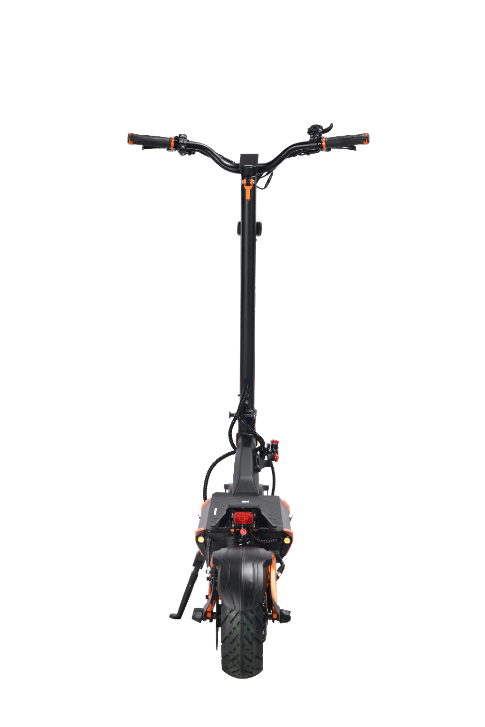 TEVERUN BLADE GT2 Black and orange electric scooter on a white background