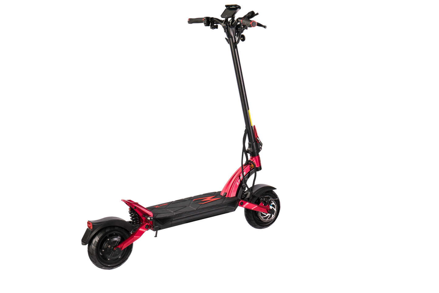 KAABO MANTIS X PLUS red electric scooter on a white background