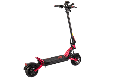 KAABO MANTIS X PLUS red electric scooter on a white background