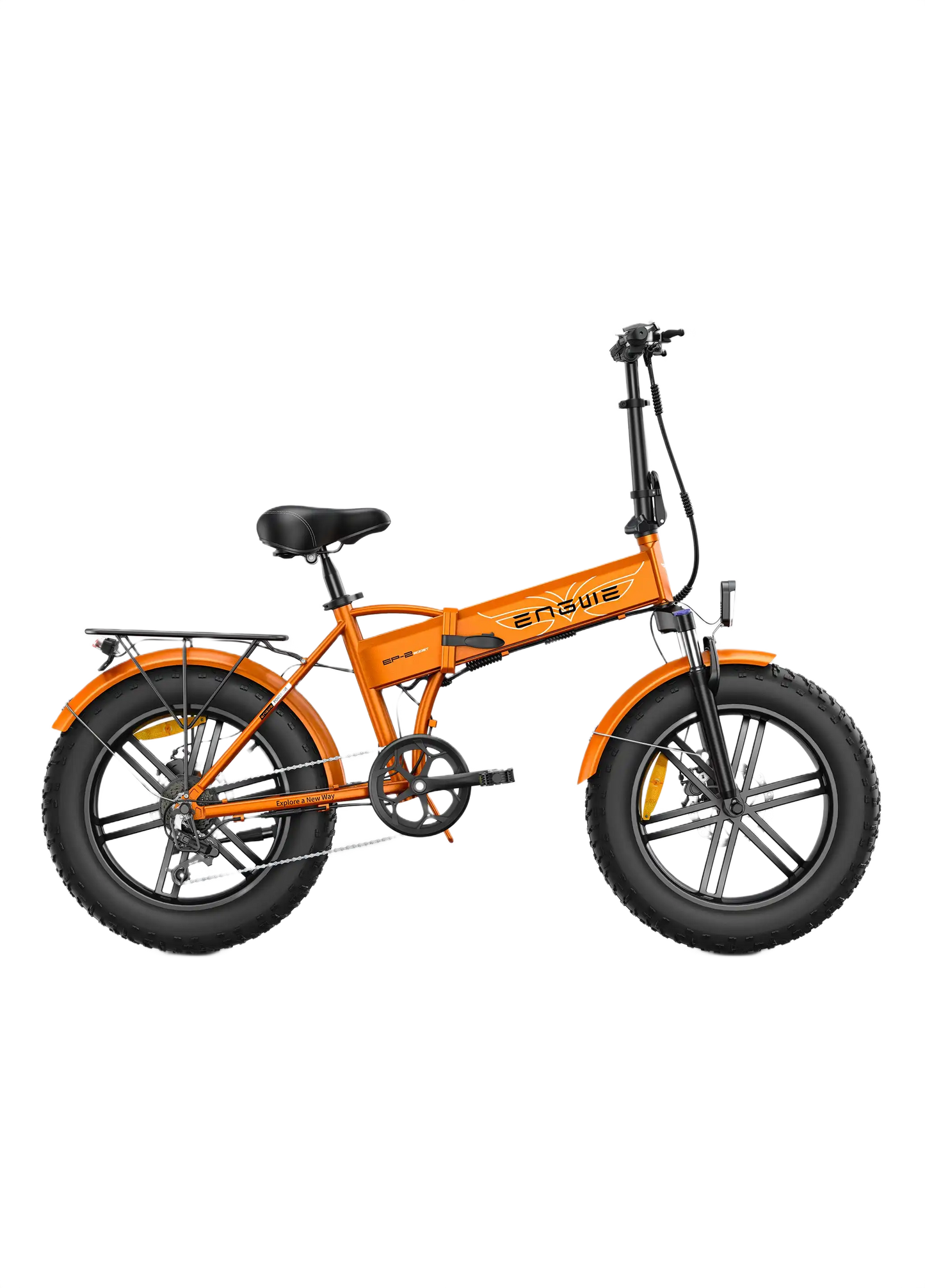  ENGWE EP-2 Boost orange electric bike on white background