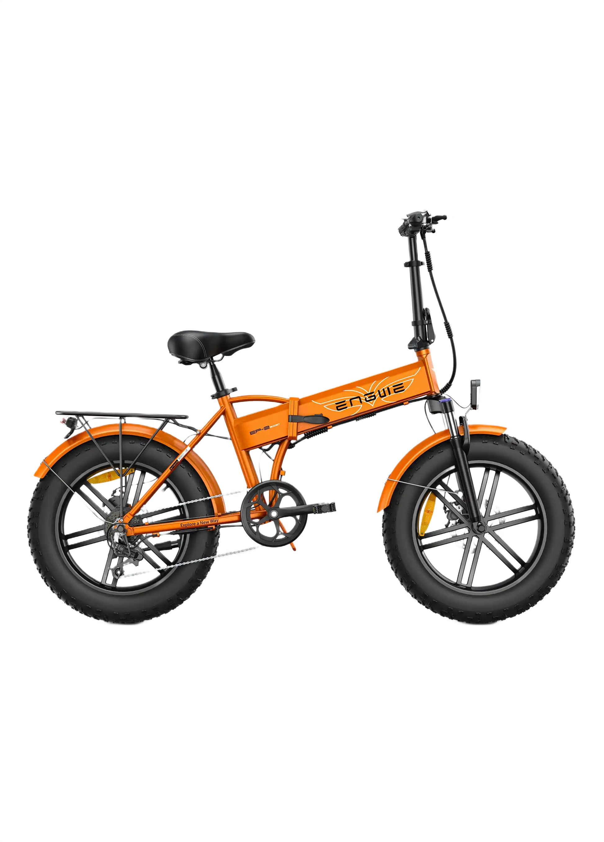 ENGWE EP-2 Boost orange electric bike on white background