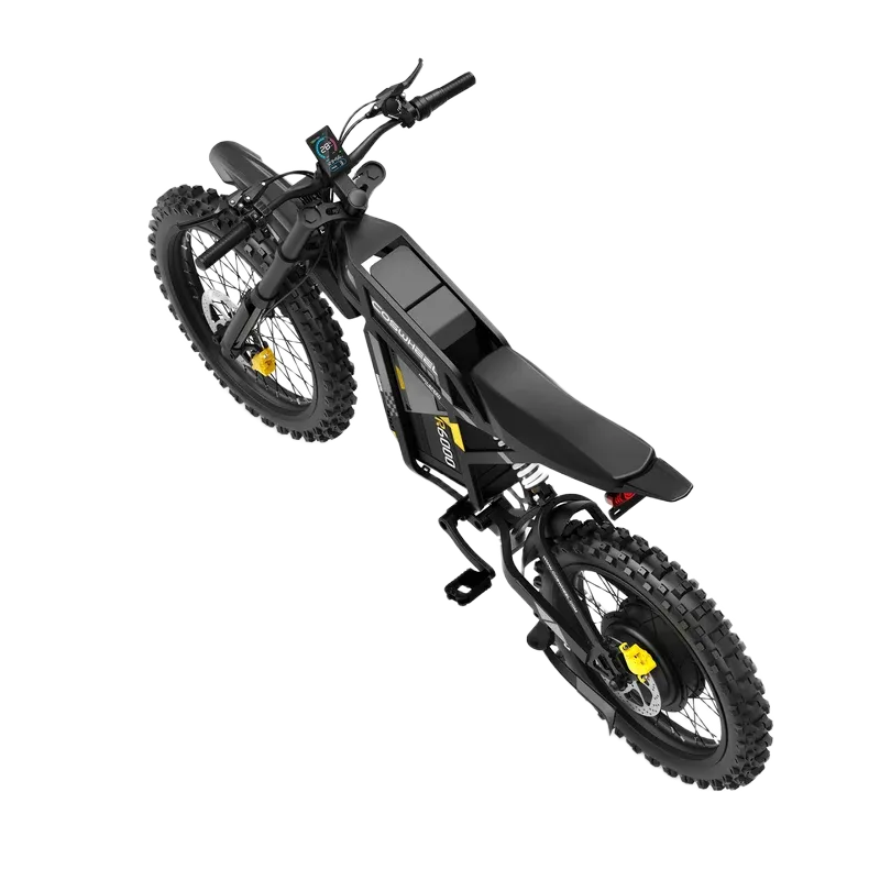 COSWHEEL R6000 7000W elektriline maastikuratas 60V 30Ah aku, 17-tolliste maastikurehvide ja täisvedrustusega