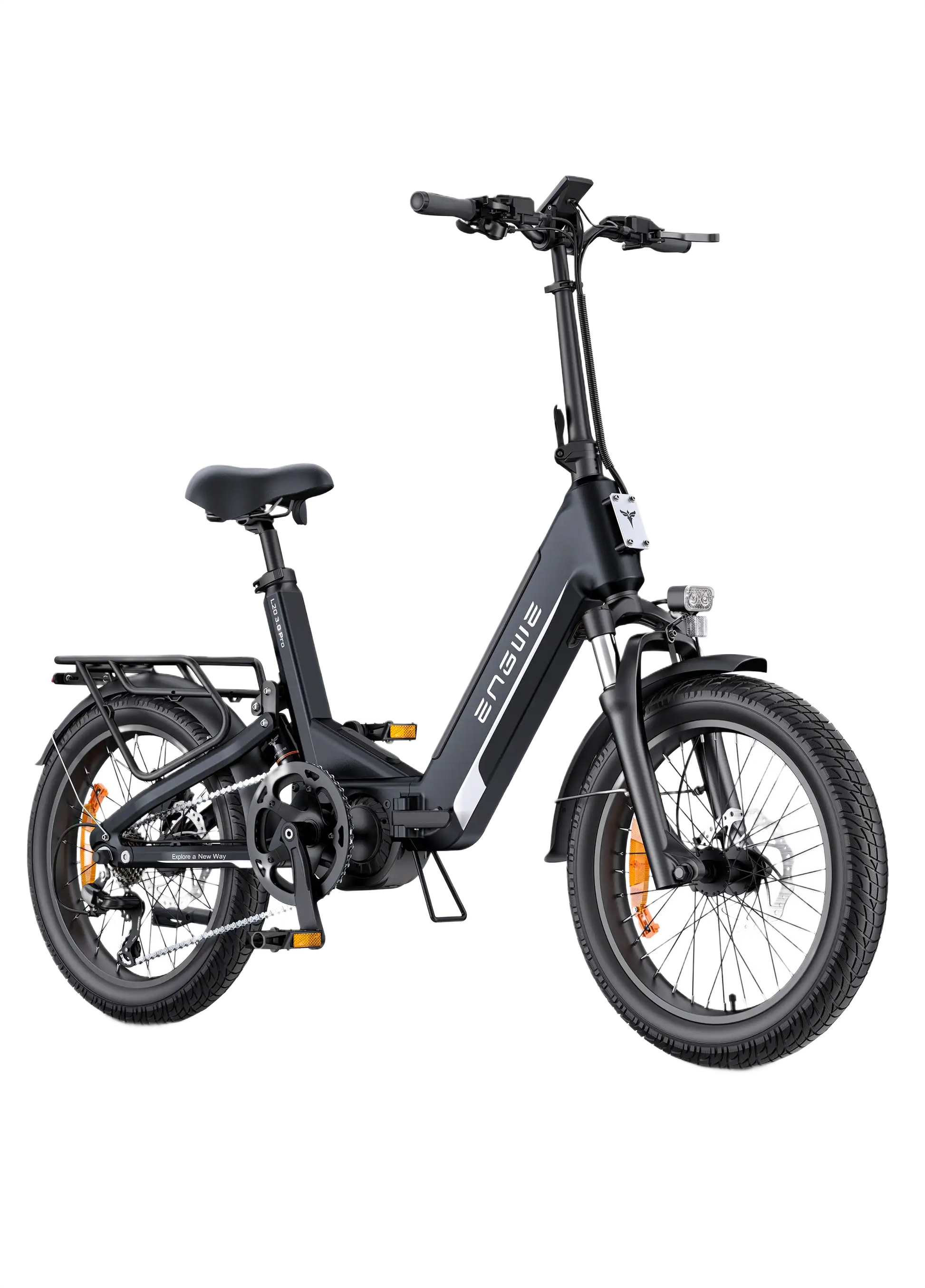 ENGWE L20 3.0 Pro black electric bike on a white background