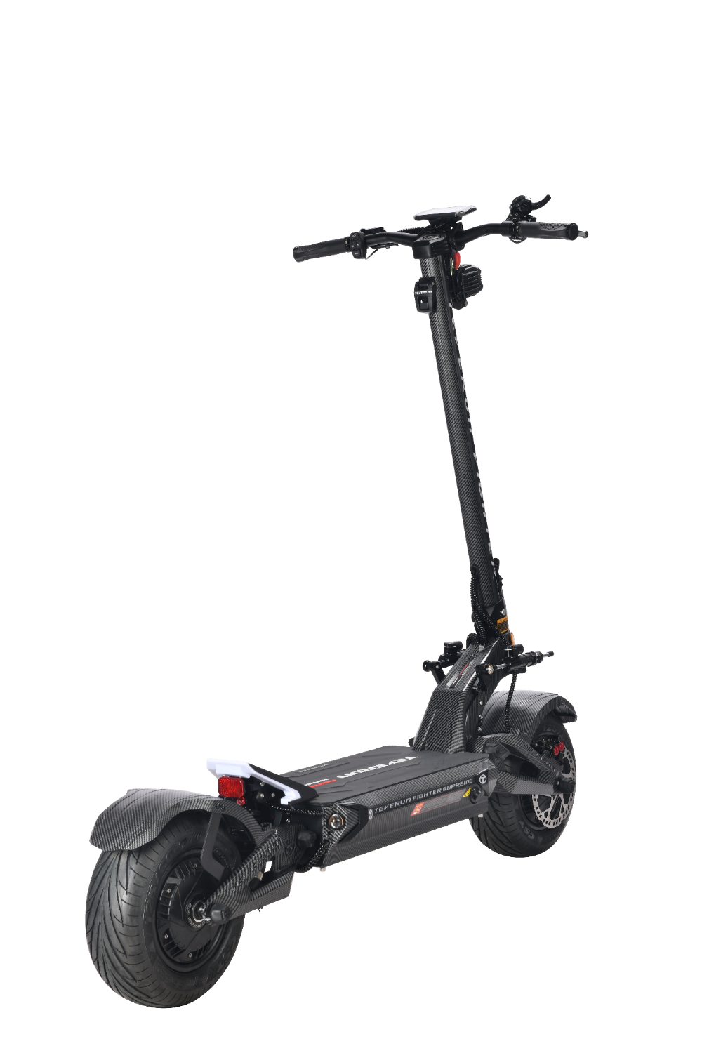 TEVERUN FIGHTER SUPREME 7260R Black electric scooter on a white background