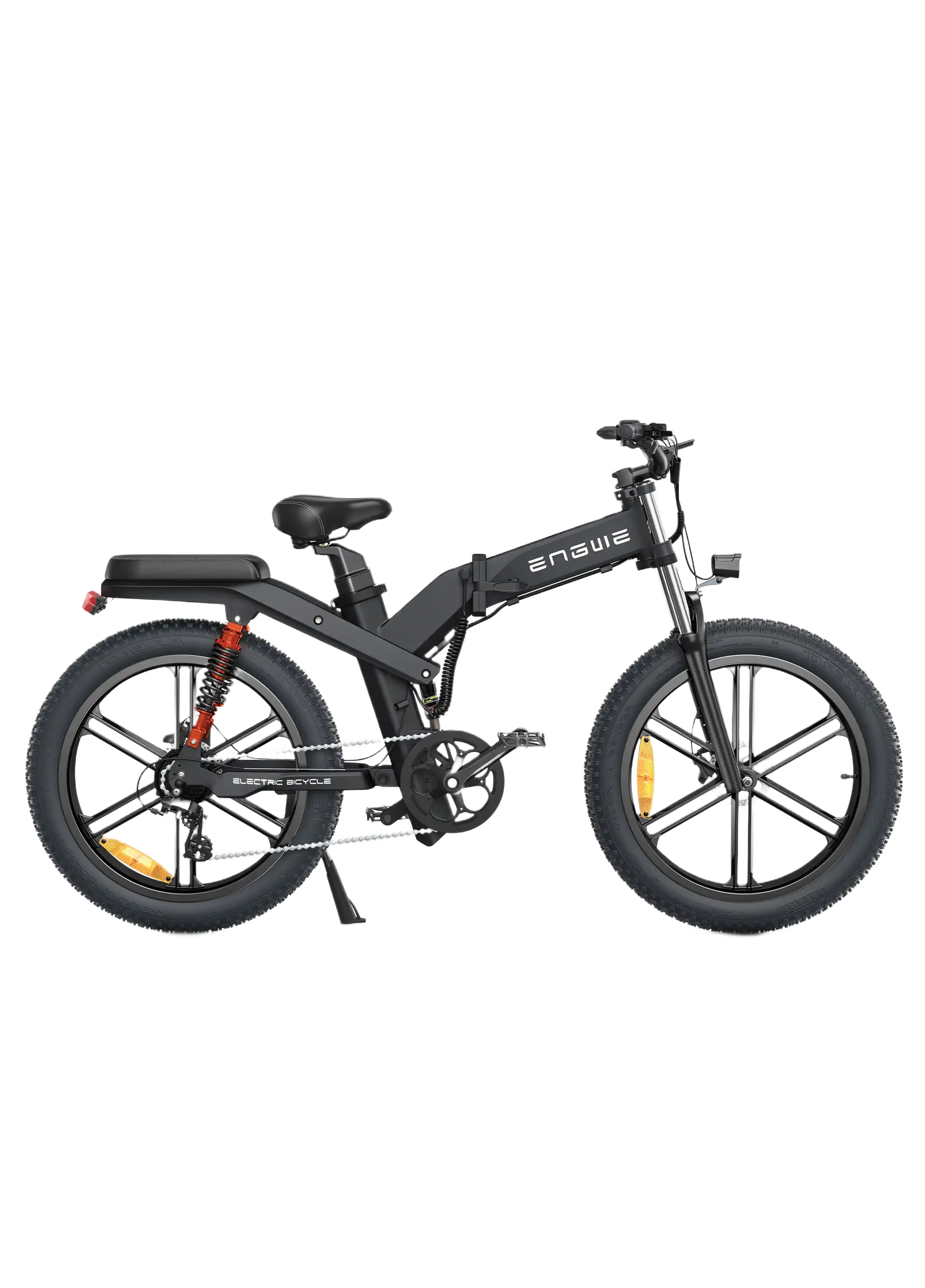 ENGWE X26 Black electric bike on a white background
