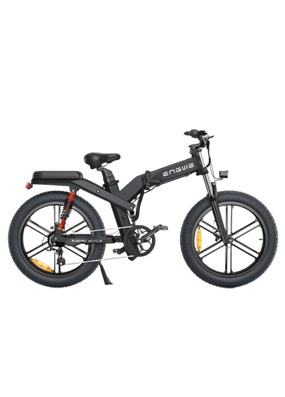 ENGWE X26 Black electric bike on a white background