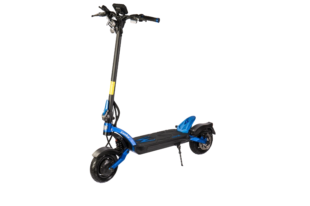 KAABO MANTIS X PLUS Blue electric scooter on a white background