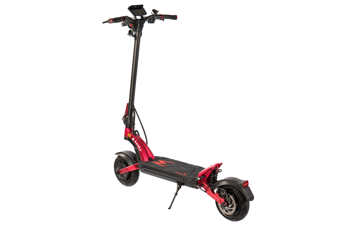 KAABO MANTIS X PLUS red electric scooter on a white background