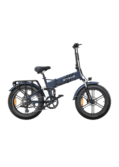 ENGWE ENGINE PRO 2.0 blue electric bike on white background