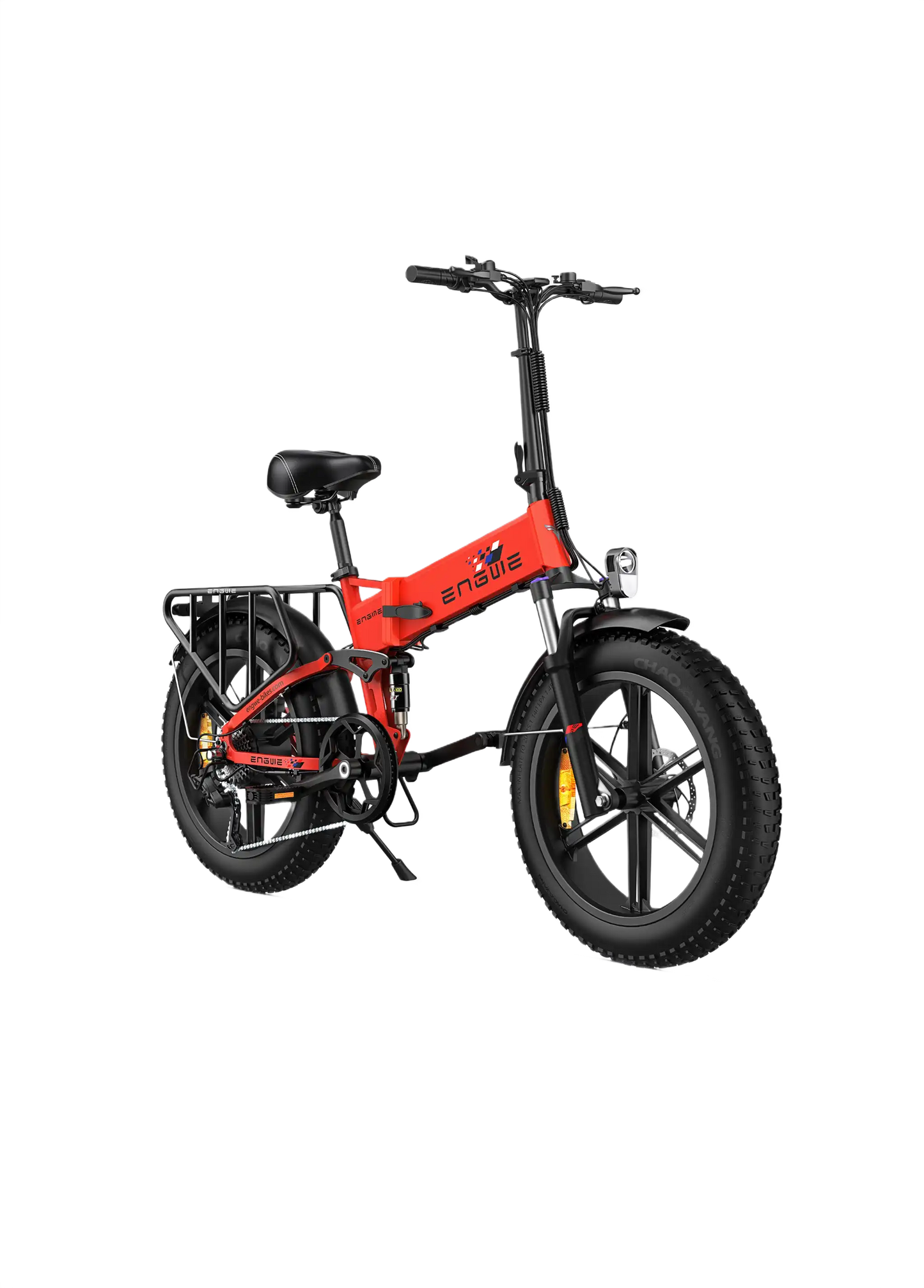 ENGWE Engine X red electric bike on a white background