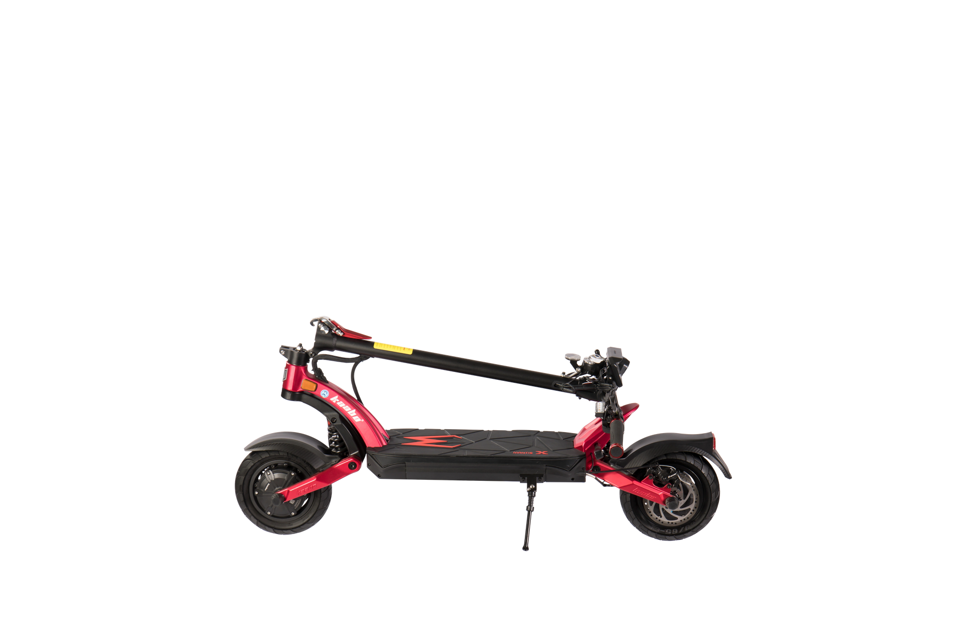 KAABO MANTIS X PLUS red electric scooter on a white background