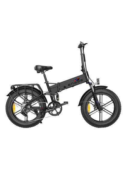 ENGWE Engine X Black electric bike on a white background