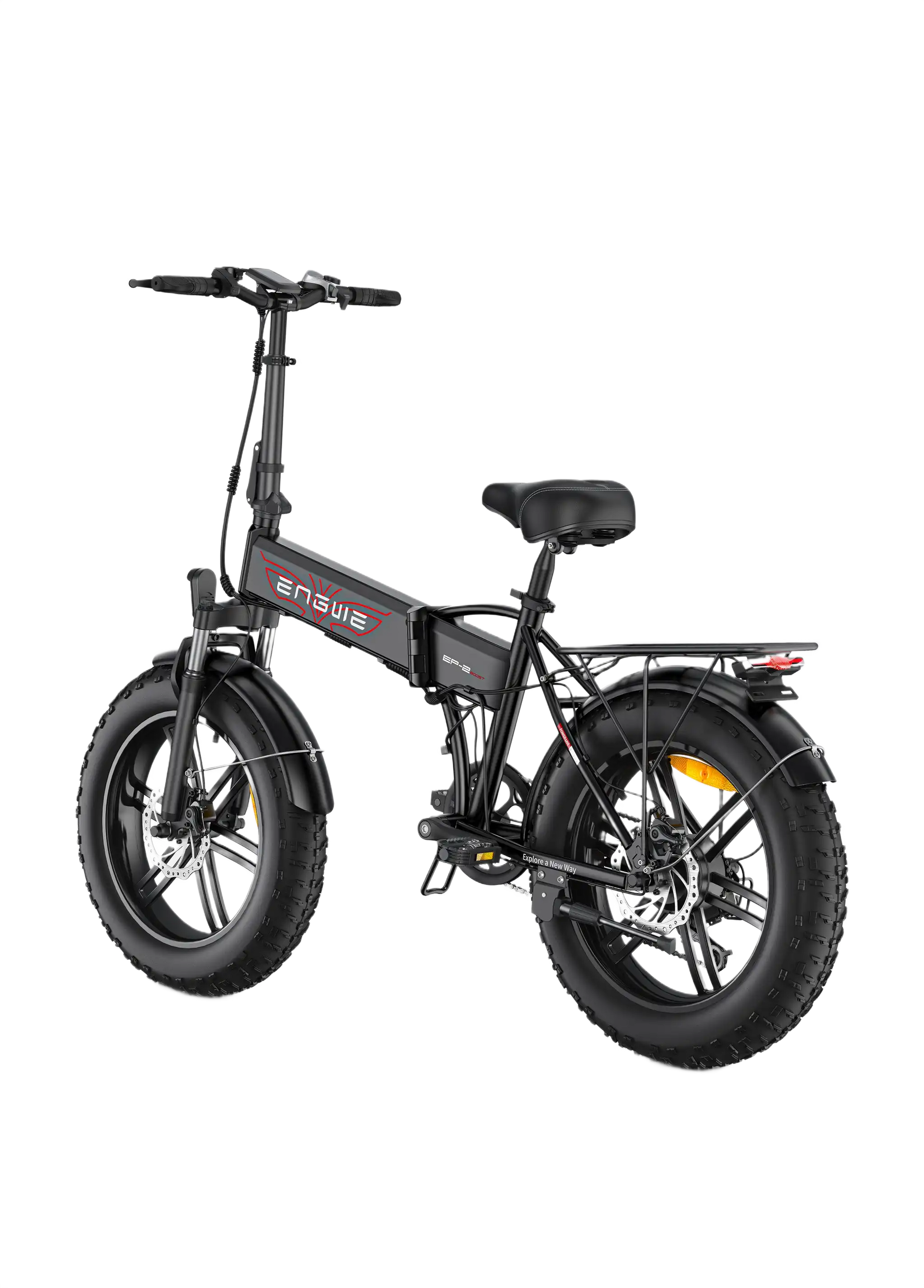  ENGWE EP-2 Boost black electric bike on white background