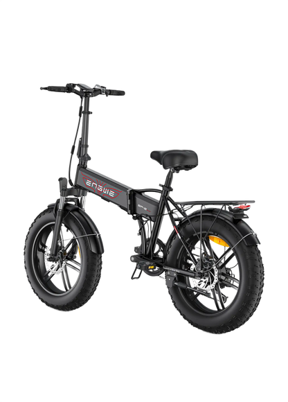  ENGWE EP-2 Boost black electric bike on white background