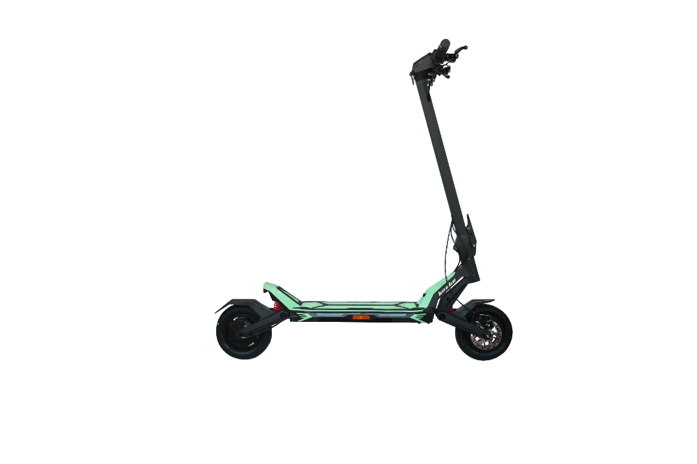  KAABO URBAN Black electric scooter on a white background
