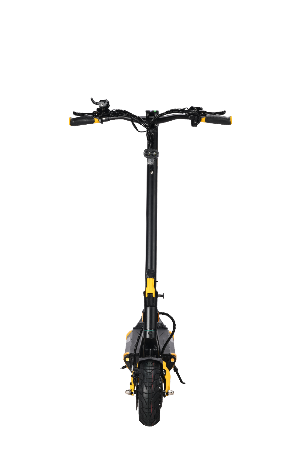 TEVERUN BLADE MINI ULTRA Black and yellow electric scooter on a white background