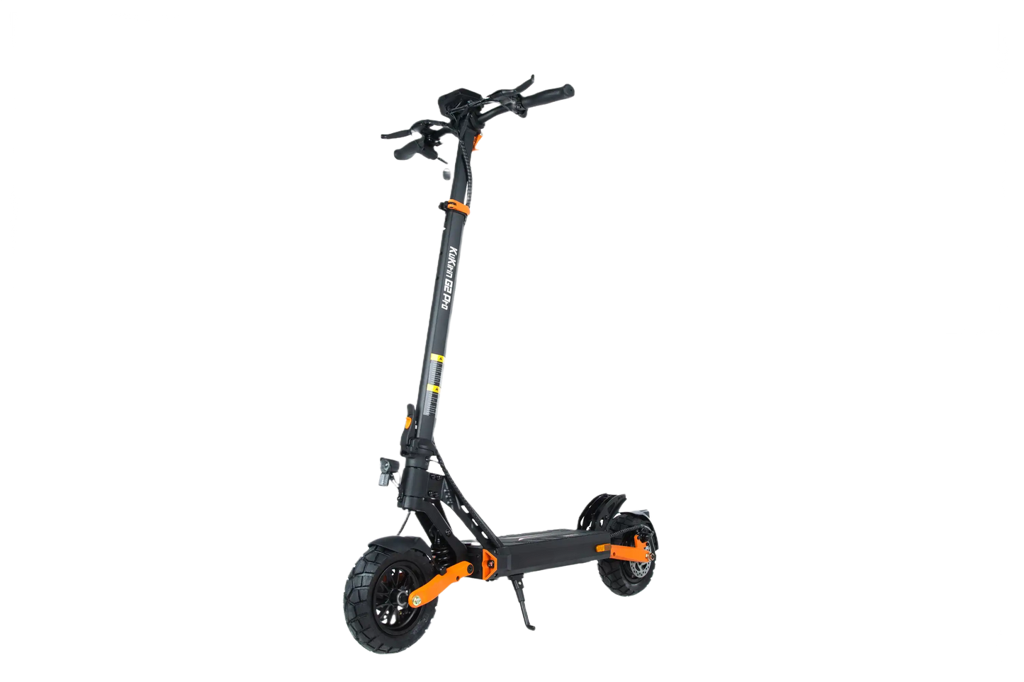 KuKirin G2 Pro VMP Version Black and orange electric scooter on a white background