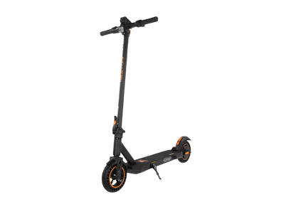 KuKirin S1 Max Black electric scooter with orange accents on a white background
