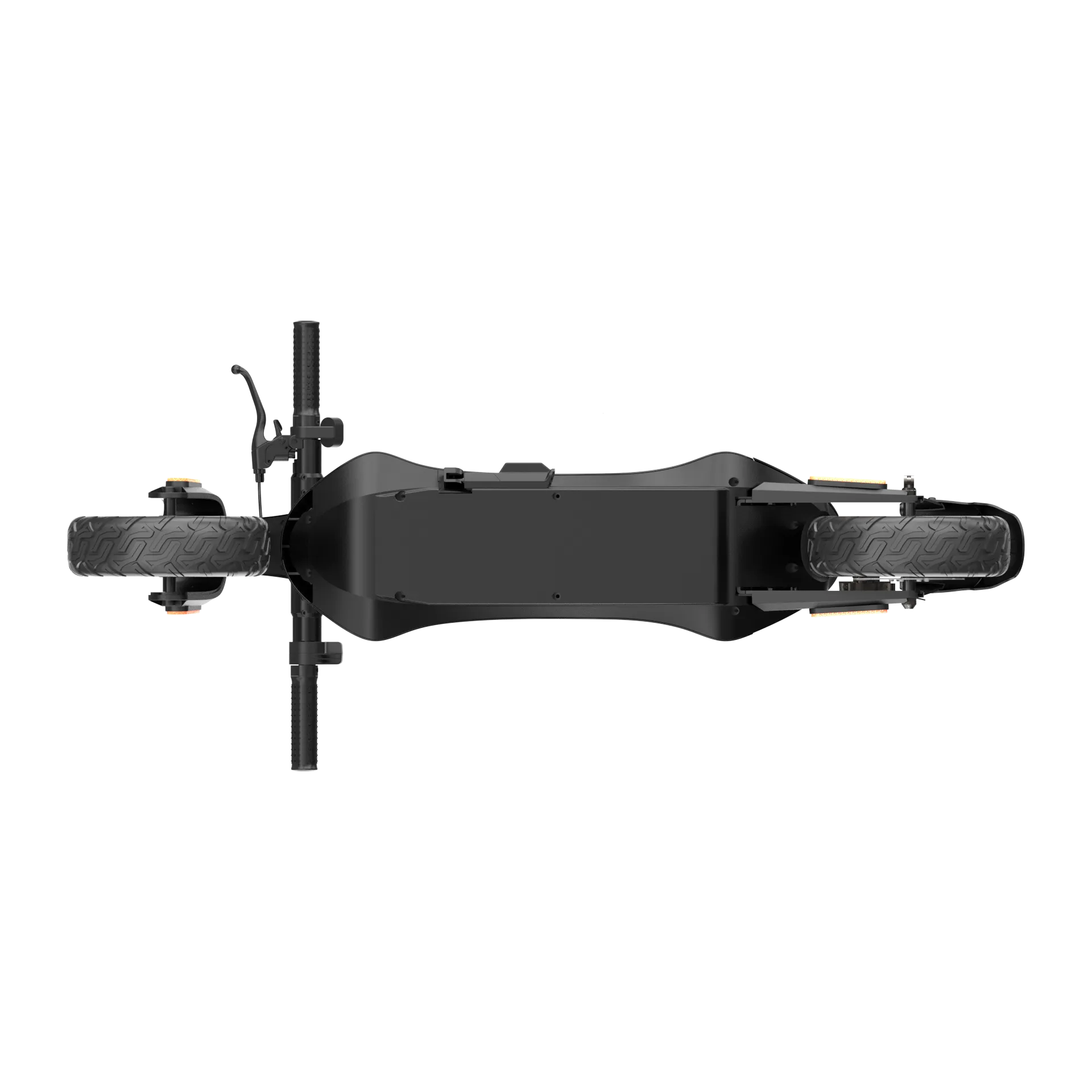 NANROBOT C1 Black electric scooter on a white background