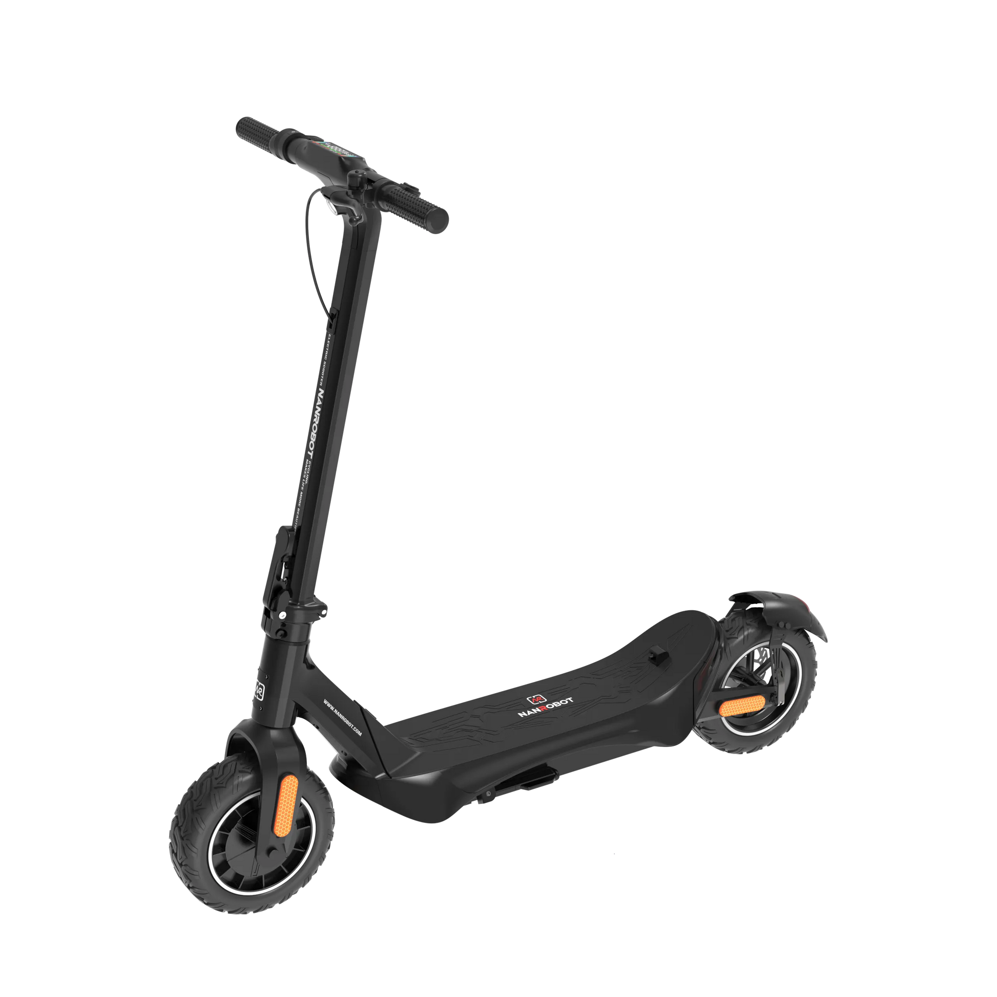 NANROBOT C1 Black electric scooter on a white background