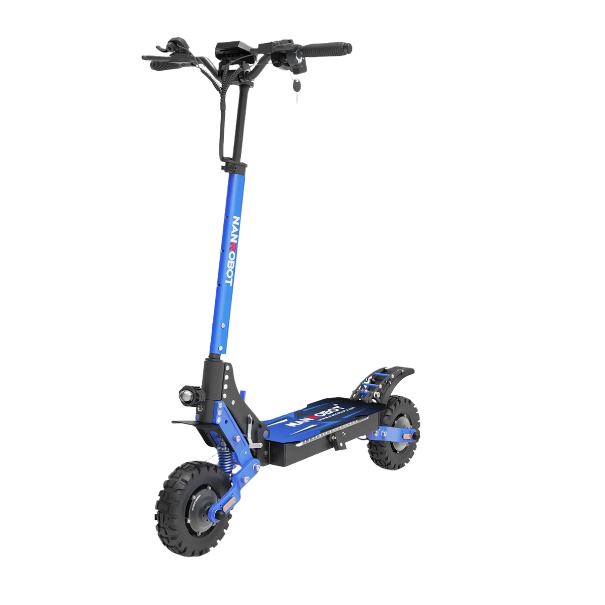 NANROBOT D4+ MAX kahe 1200 W mootoriga elektritõukeratas LED-valgustuse ja kokkupandava raamiga