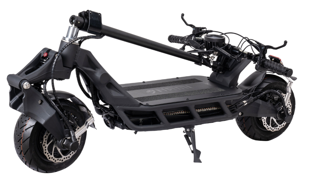 NAMI BLAST Black electric scooter on a white background
