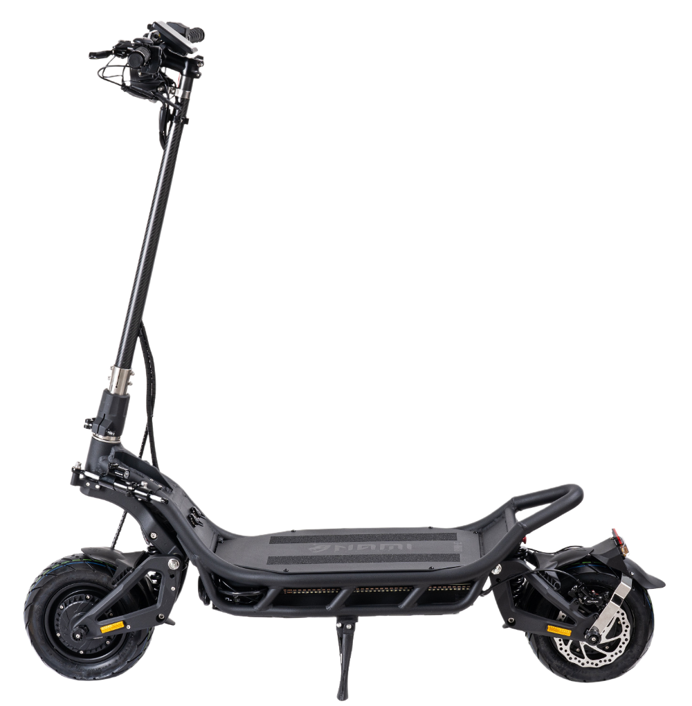 NAMI BURN-E3 Black electric scooter on a white background
