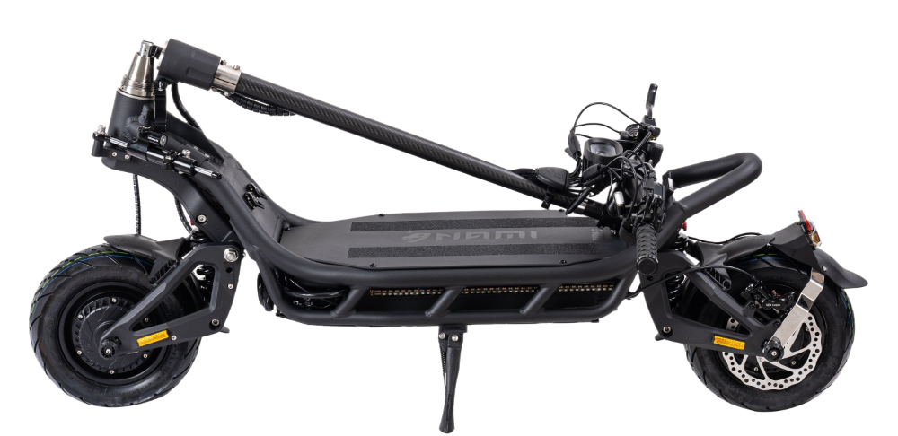 NAMI BURN-E3 Black electric scooter on a white background